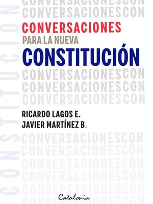 cover image of Conversaciones para la nueva Constitución